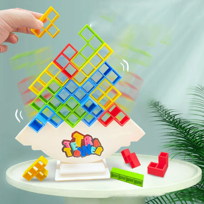 Jouet de Puzzle de Tour Tetris pour Enfants - Mon Adorable Bébé