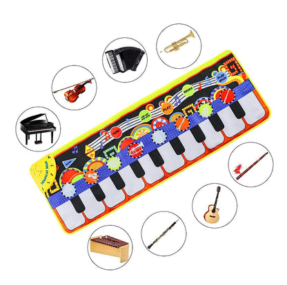 Jouet de Tapis Piano Musical pour Enfants - Mon Adorable Bébé