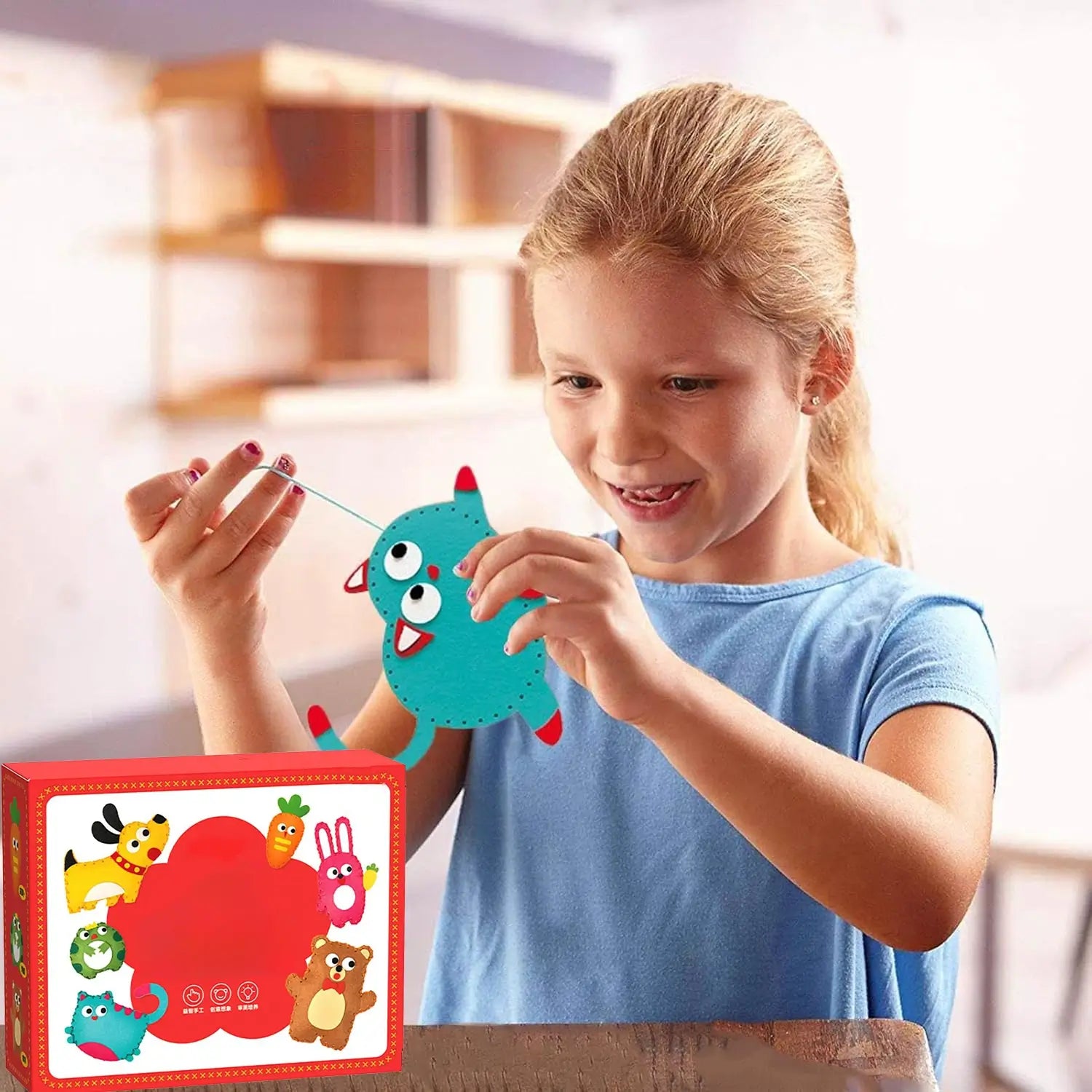 Kit de couture pour enfants fille