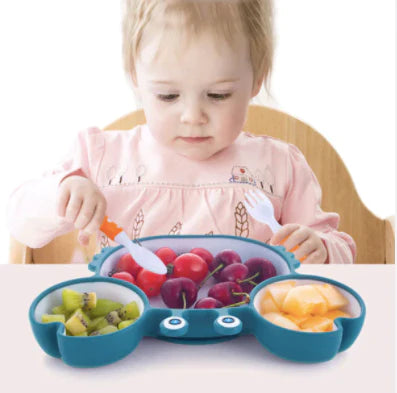 Kit Repas Bébé en Forme de Crabe - Mon Adorable Bébé