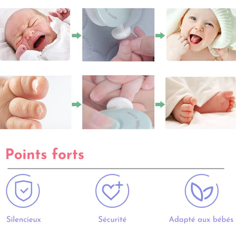 Lime à Ongle Électrique pour Bébé