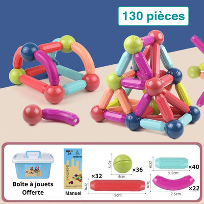 Jeu de construction magnétique | MagneticBuild