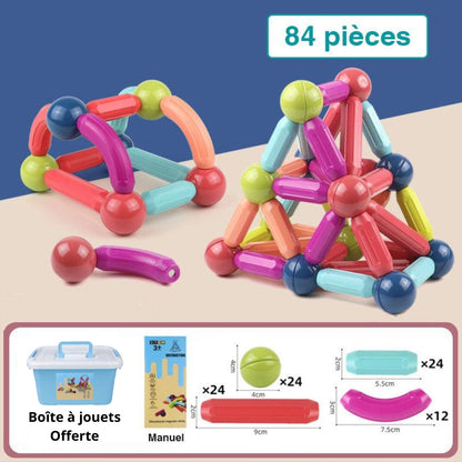 Jeu de construction magnétique | MagneticBuild