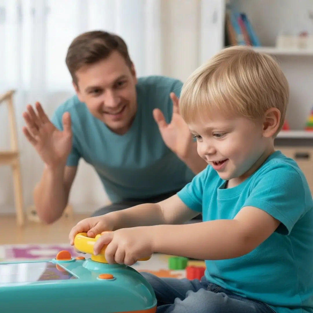 Circuit voiture enfant avec volant interactif | MiniDrive