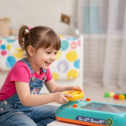 Circuit voiture enfant avec volant interactif | MiniDrive