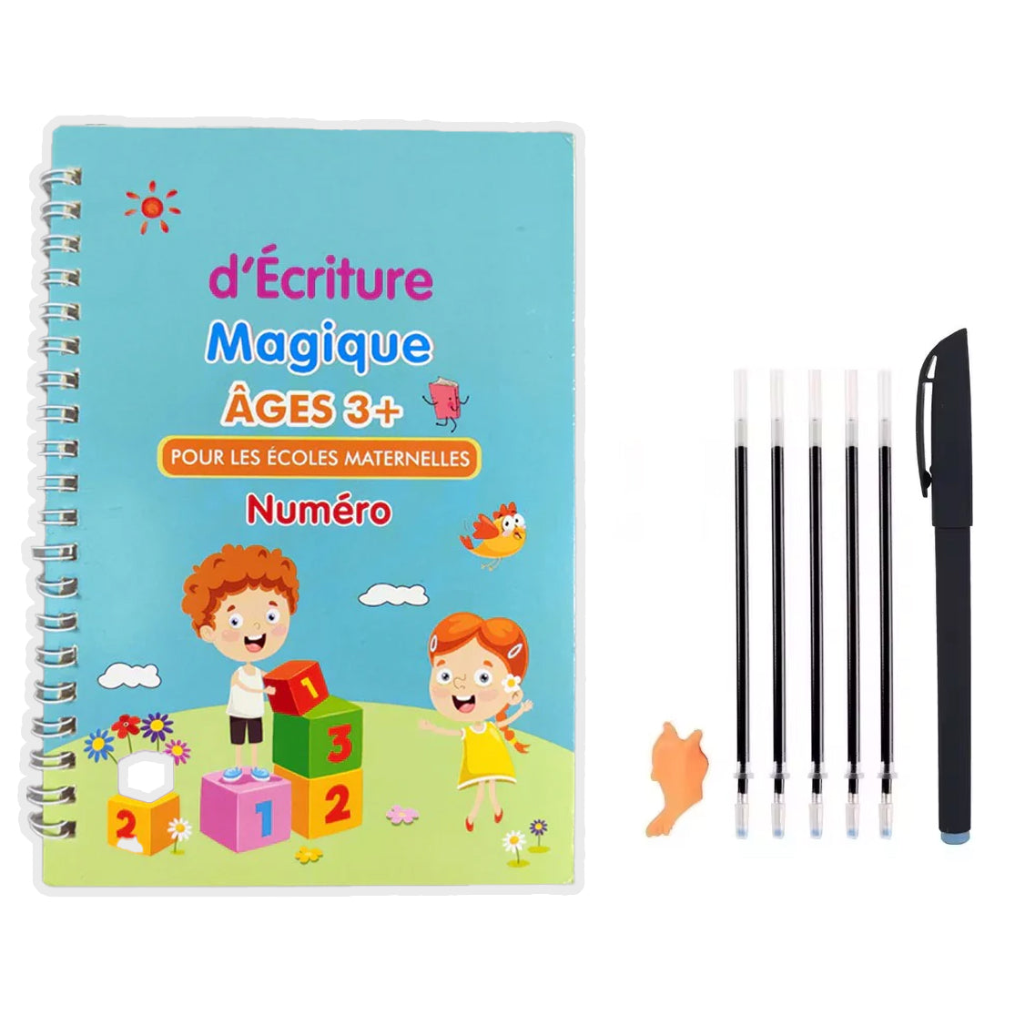 Cahier d'Ecriture Magique Réutilisable | MagicBook