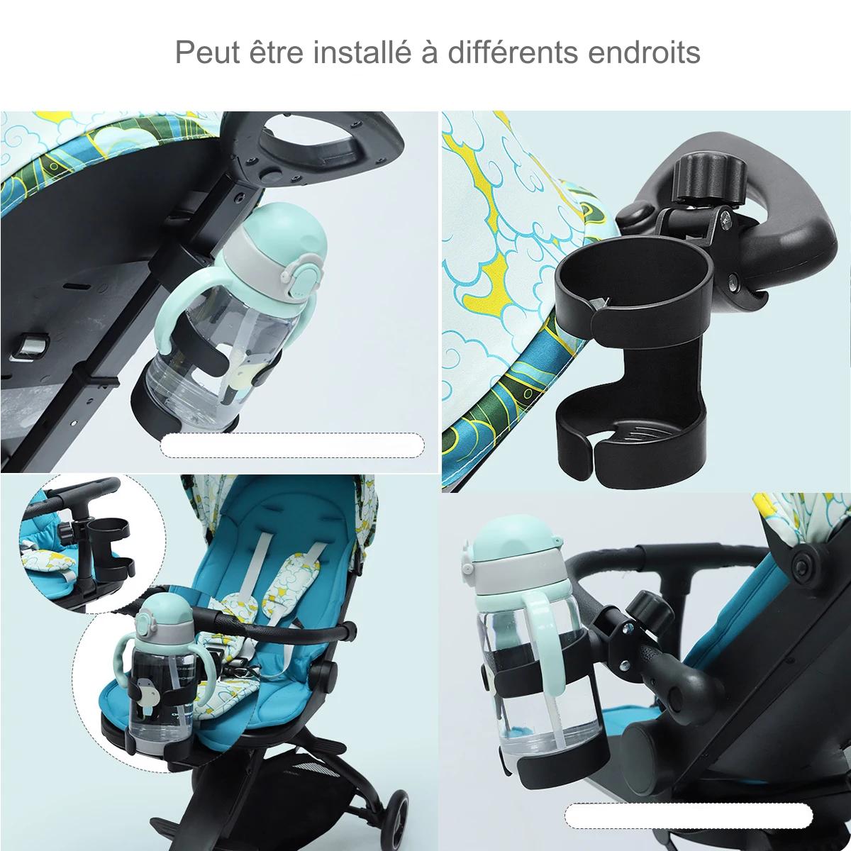 Gsrhzd Porte Gobelet Poussette, Porte-Bouteille de Vélo, 2 Pièces Porte Gsrhzd Porte Gobelet Poussette, Porte-Bouteille de Vélo, 2 Pièces Porte