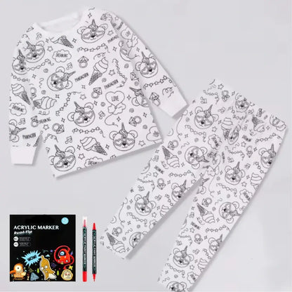 Pyjama Coloriage Enfant Glace