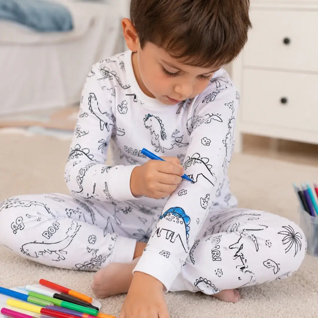 Pyjama Coloriage Enfant dessin enfant