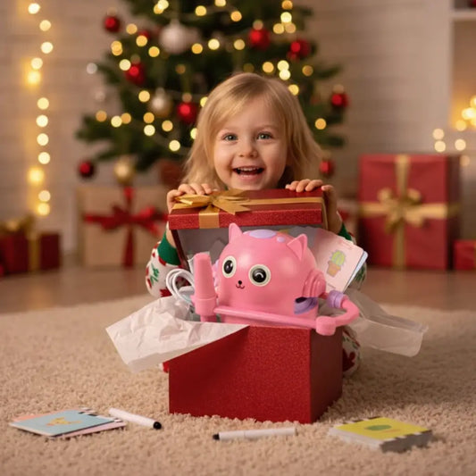 Robot Dessinateur DrawBot rose cadeau