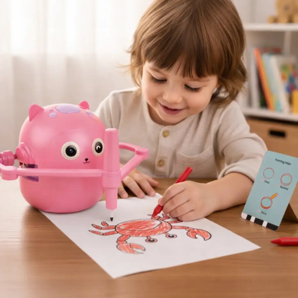 Robot Dessinateur DrawBot rose fille