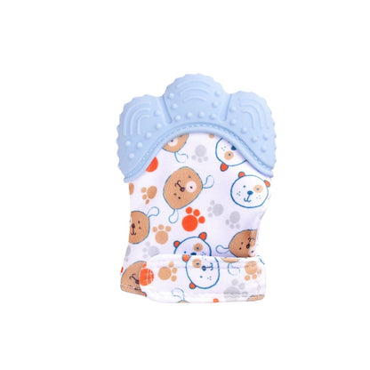 Gants de Dentition pour bébé Bleu - Mon Adorable Bebe