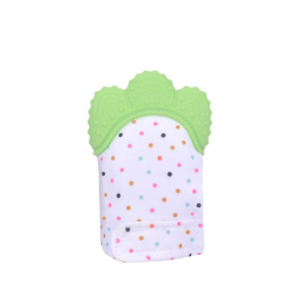 Gants de Dentition pour bébé Vert - Mon Adorable Bebe