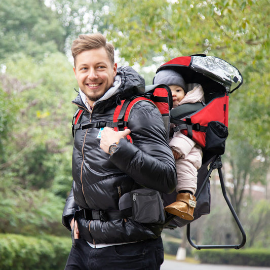 Porte bebe dorsale à toit étanche | DryTrek