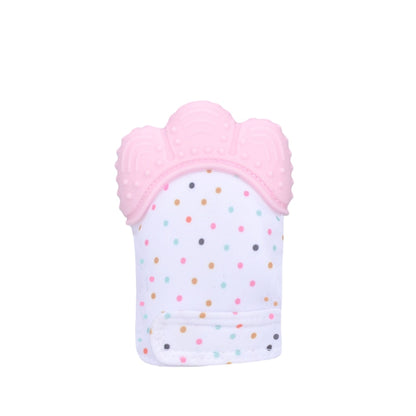 Gants de Dentition pour bébé Rose - Mon Adorable Bebe