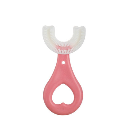 Brosse à Dents en U pour enfants Rose - Mon Adorable Bébé