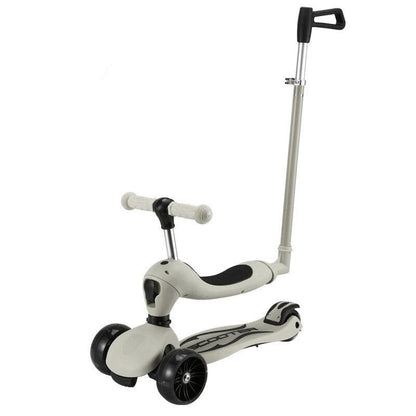 Trottinette Scooter Pliable pour Enfants Gris - Mon Adorable Bébé