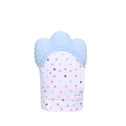 Gants de Dentition pour bébé Bleu - Mon Adorable Bebe