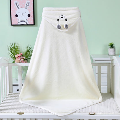 Cape de Bain Bébé à Motif d'animaux Éléphant Ours - Mon Adorable Bébé