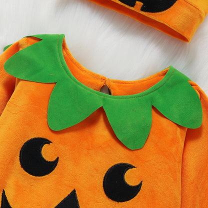 Ensemble de Déguisement d'Halloween Citrouille pour Bébé - Mon Adorable Bébé