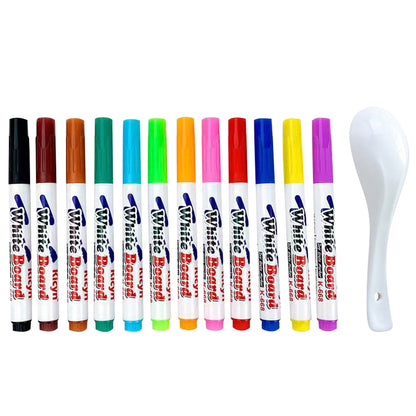 Stylo Magique pour Peinture à l'Eau 12 Couleurs - Mon Adorable Bébé