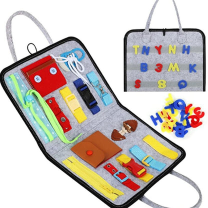 Tableau Sensoriel Montessori - Mon Adorable Bébé 
