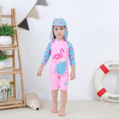 Combinaison Anti Uv Bébé pour Garçon et Fille à Motif d'Animaux - Mon Adorable Bébé