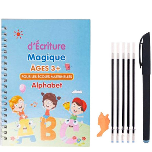 Cahier d'Ecriture Magique Réutilisable  Montessori  Alphabet - Mon Adorable Bébé