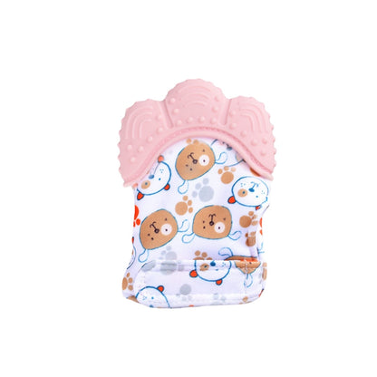 Gants de Dentition pour bébé Rose - Mon Adorable Bebe