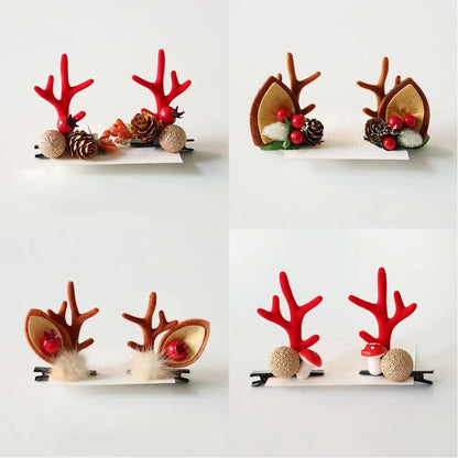Pinces à cheveux de Noël pour Filles - Mon Adorable Bébé