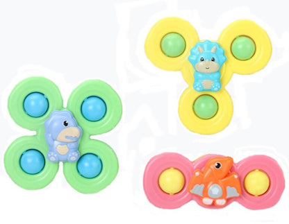 Ventouse Spinner pour Bébé | Pack de 3 Jouets - Mon Adorable Bébé