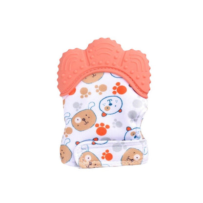 Gants de Dentition pour bébé  Orange - Mon Adorable Bebe