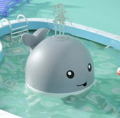 Jouet Baleine de Bain Multicolore pour Bébé Gris - Mon Adorable Bébé