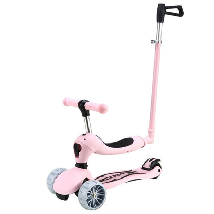 Trottinette Scooter Pliable pour Enfants Rose - Mon Adorable Bébé