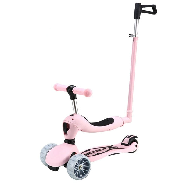 Trottinette Scooter Pliable pour Enfants Rose - Mon Adorable Bébé