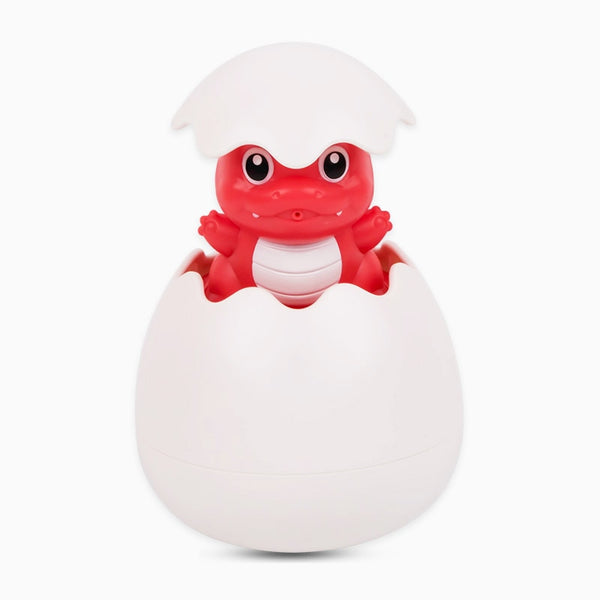 Jouet d'Œuf de Bain pour Bébé à Motifs Adorables Dinosaure rouge - Mon Adorable Bébé