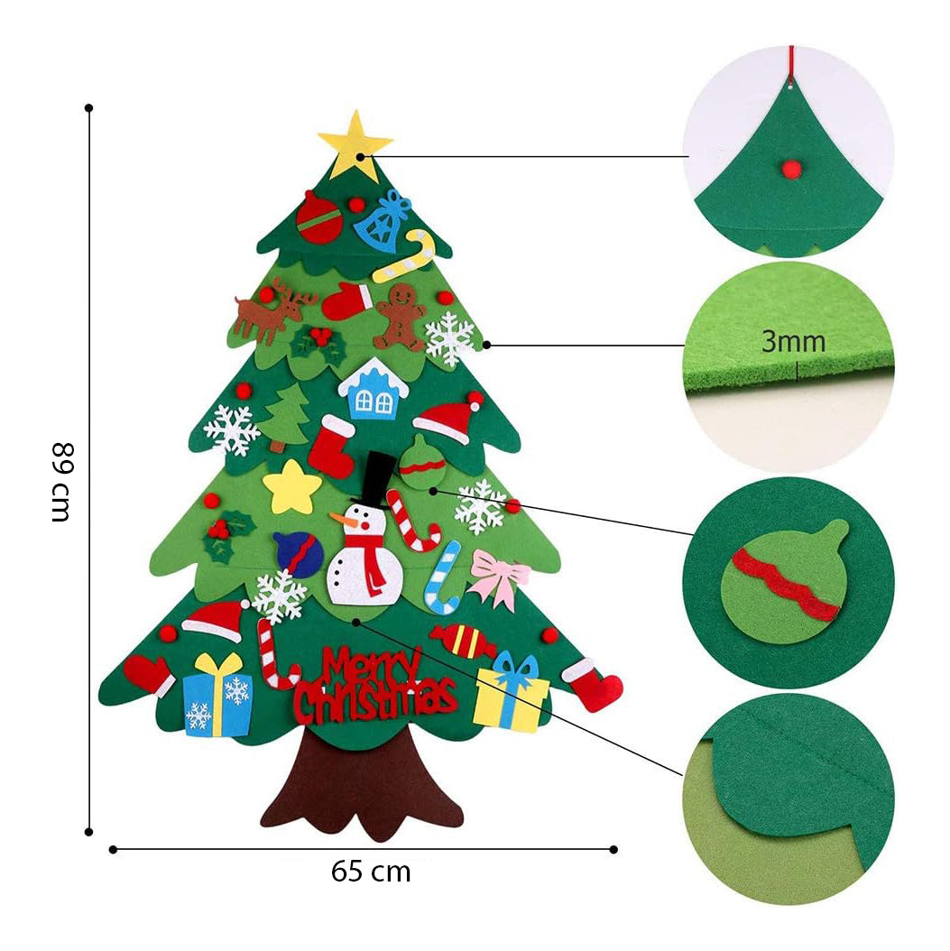 Sapin de Noël Montessori pour Enfants Dimensions - Mon Adorable Bébé