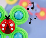 Ventouse Spinner pour Bébé | Pack de 3 Jouets - Mon Adorable Bébé