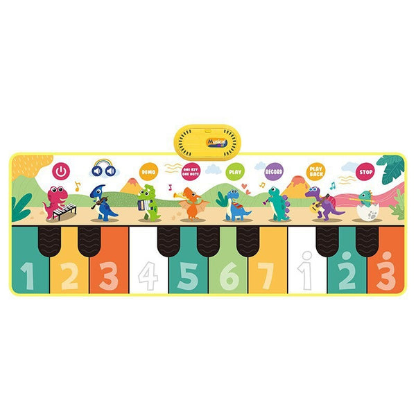 Jouet de Tapis Piano Musical pour Enfants Dinosaurs - Mon Adorable Bébé