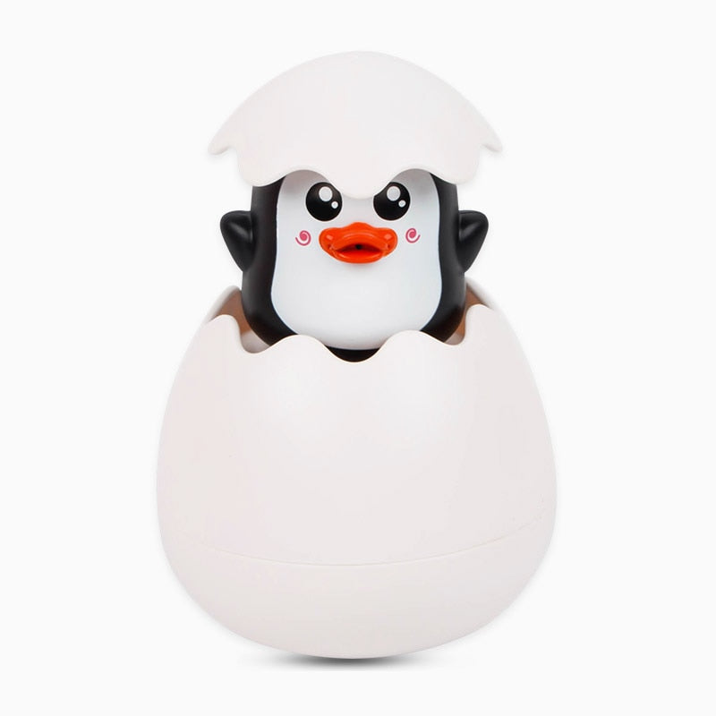 Jouet d'Œuf de Bain pour Bébé à Motifs Adorables Pingouin - Mon Adorable Bébé