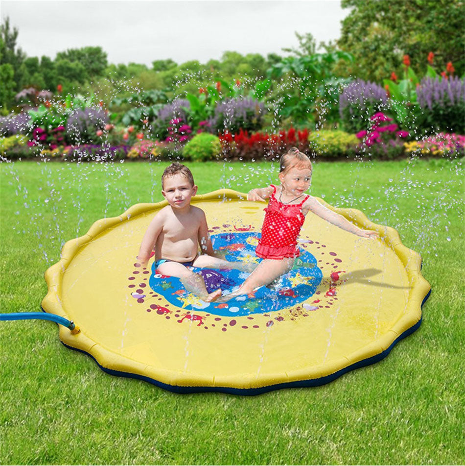 Tapis Jet d'Eau pour Enfants à Motif d'Animaux - Mon Adorable Bébé