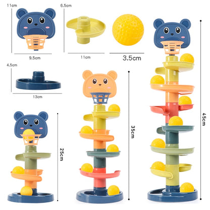 Jouet de Tour à Balle dimensions - Montessori Mon Adorablé Bébé 