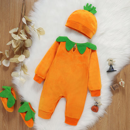 Ensemble de Déguisement d'Halloween Citrouille pour Bébé - Mon Adorable Bébé