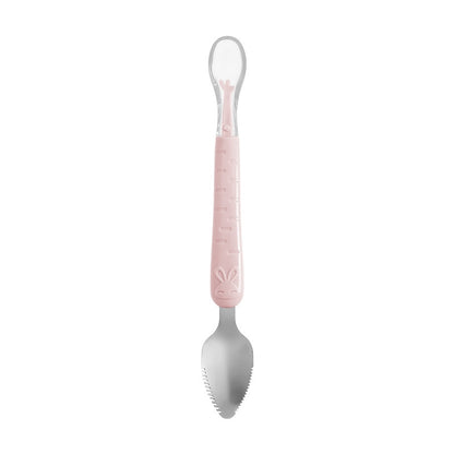 Cuillère Gratteuse Rose - Mon Adorable Bébé