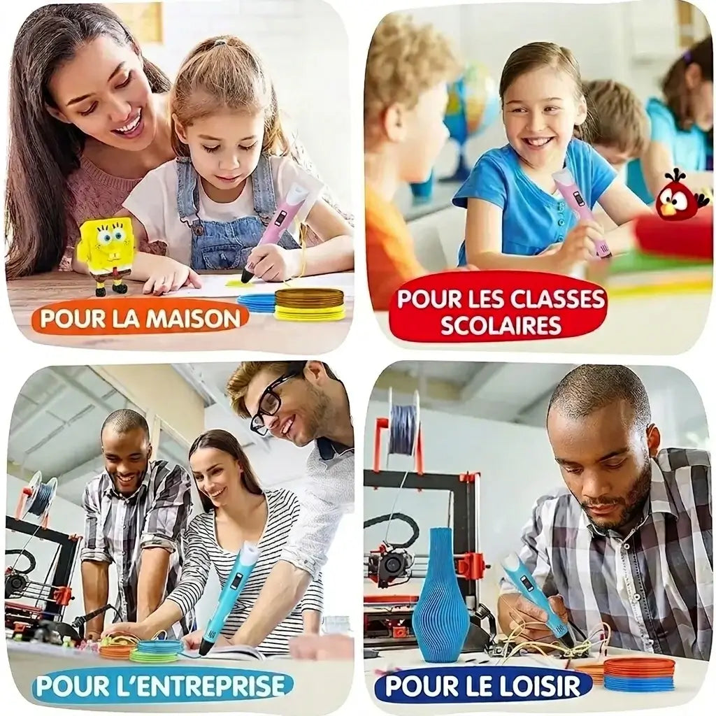 Stylo 3D Enfant | CréaPen