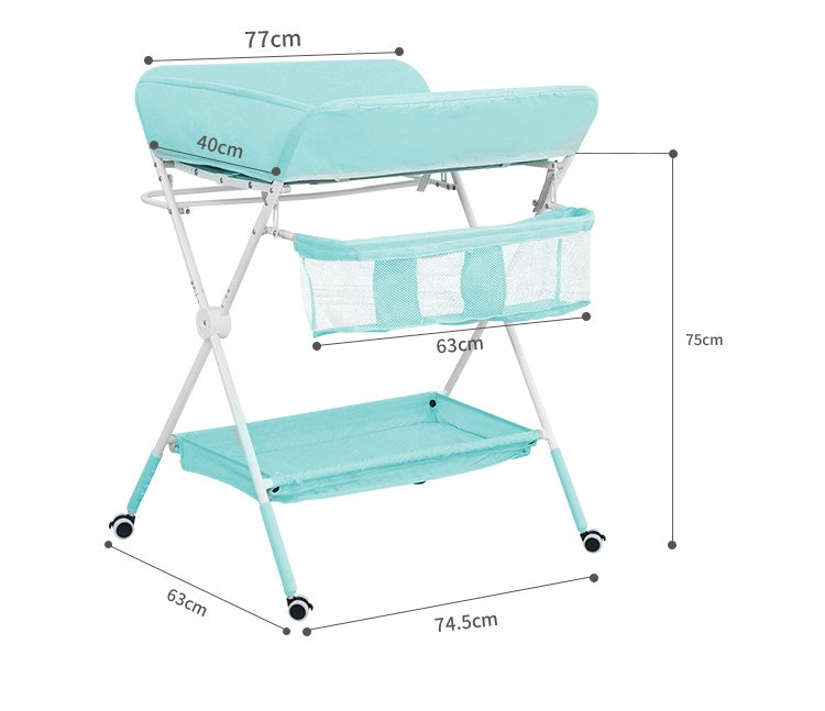 Table à Langer Multifonctionnelle Pliable pour Bébé - Mon Adorable Bébé