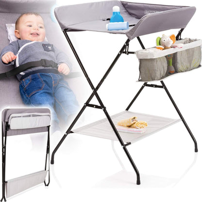 Table à Langer Multifonctionnelle Pliable pour Bébé - Mon Adorable Bébé