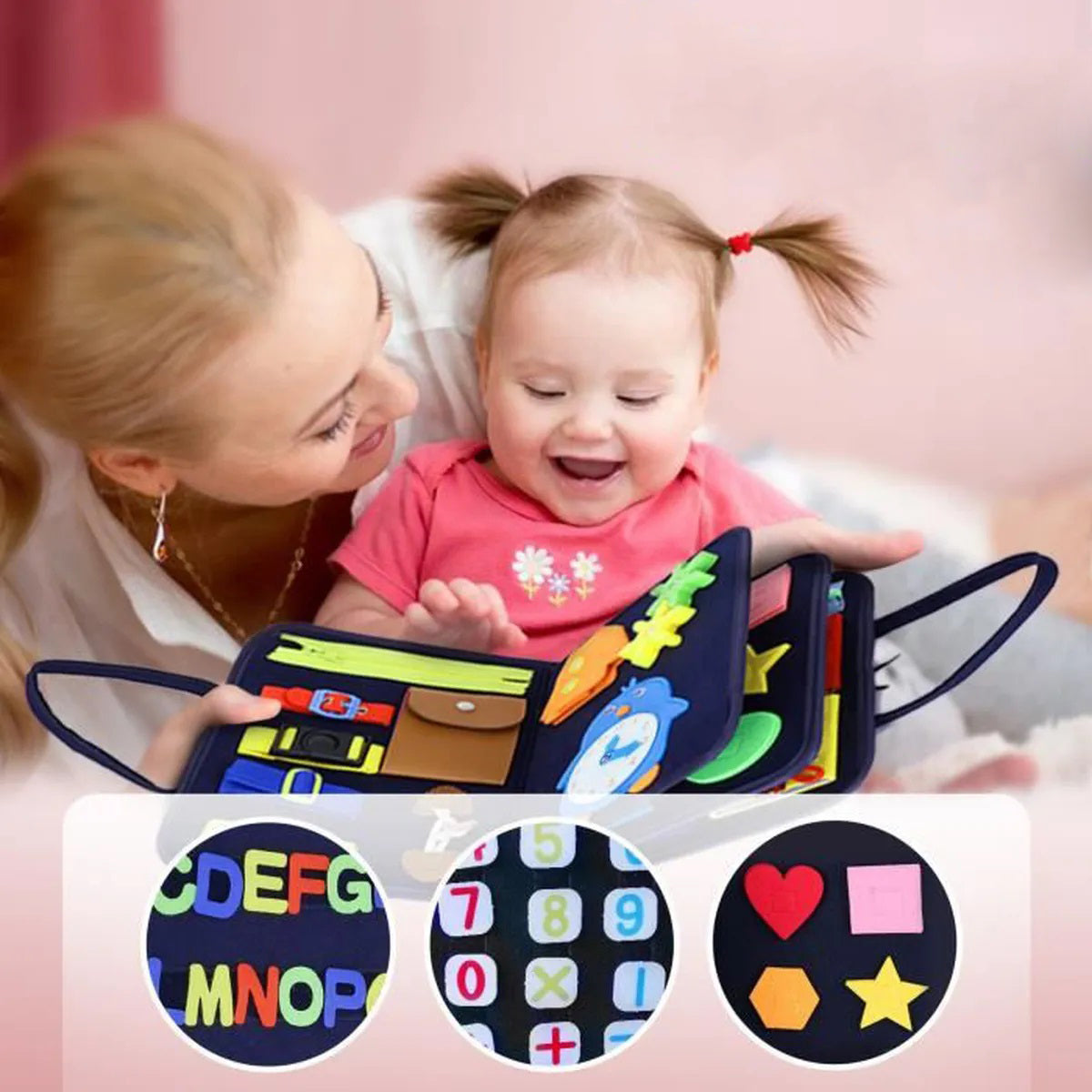Tableau Sensoriel Montessori - Mon Adorable Bébé 