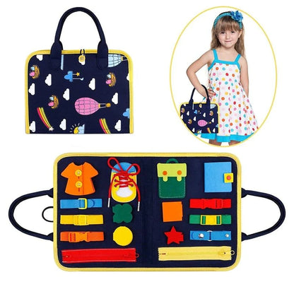 Tableau Sensoriel Montessori - Mon Adorable Bébé 