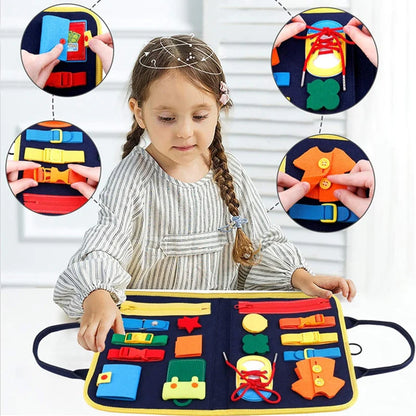 Tableau Sensoriel Montessori - Mon Adorable Bébé 